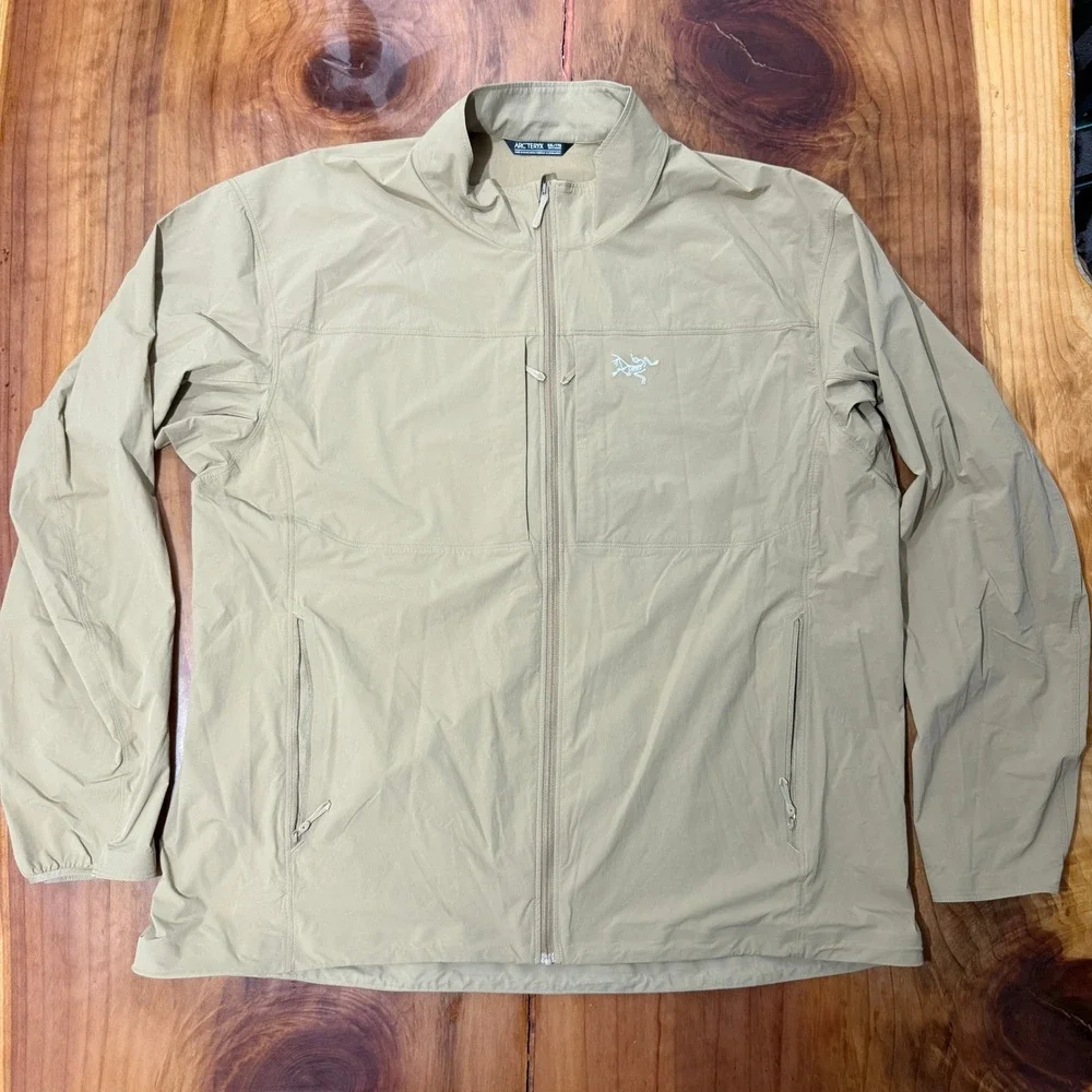 Arcteryx Men's Full zip Gamma Jacket XXL 2XL Lightweight full zip Softshell I22